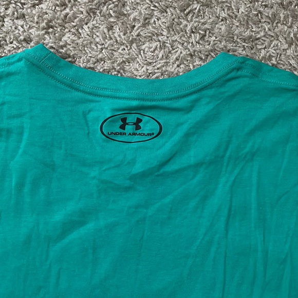 NWT Under Armour HeatGear Green UA Run T-Shirt 1317122 Size Large - Picture 5 of 7